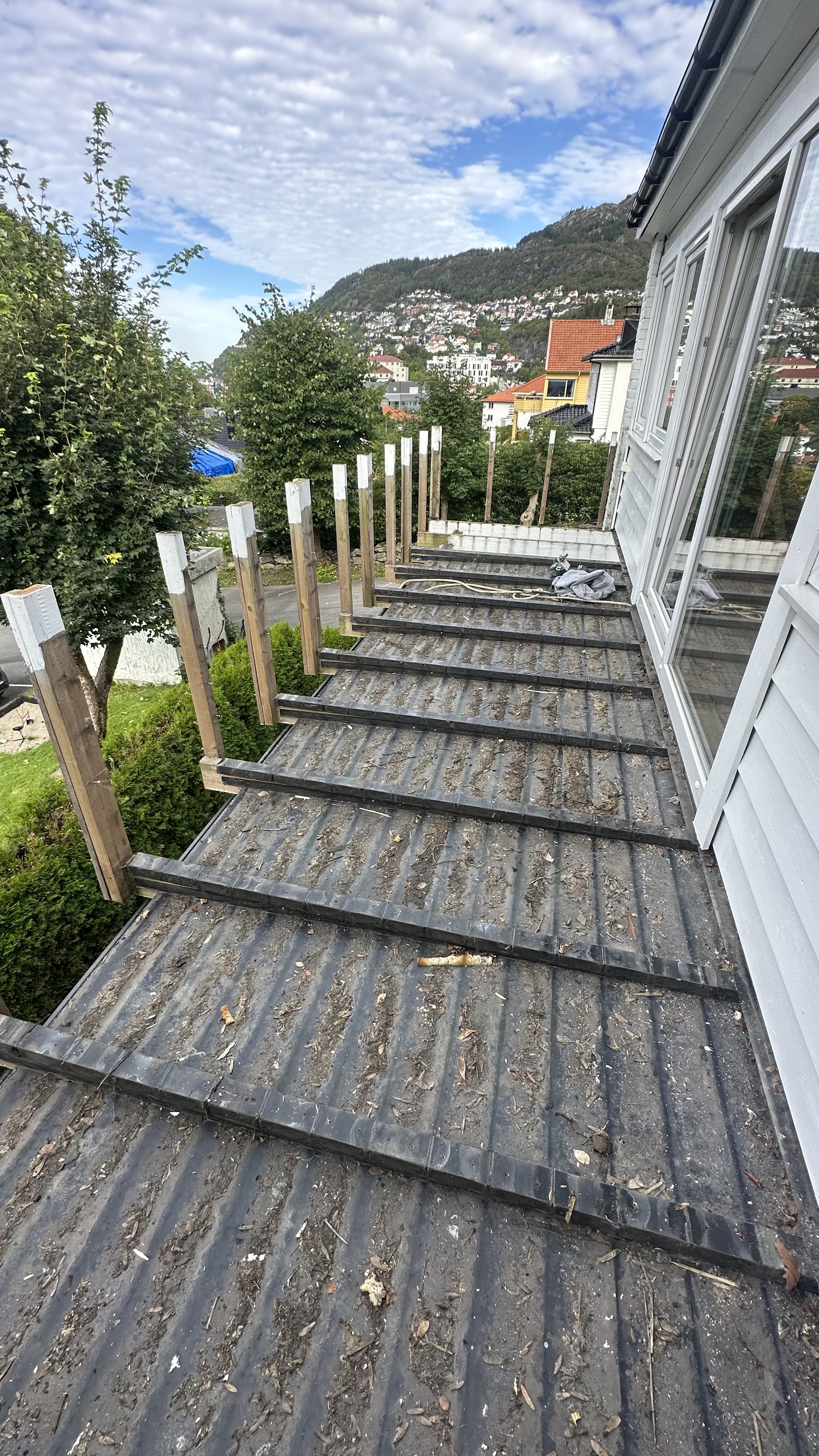 Før: Gammel platting